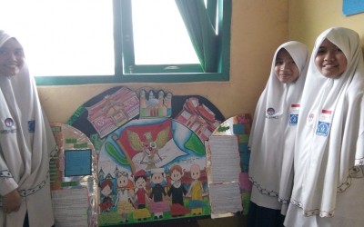 SMPI Al Hasanah Juara 1 Lomba Mading Tingkat Kota Bengkulu