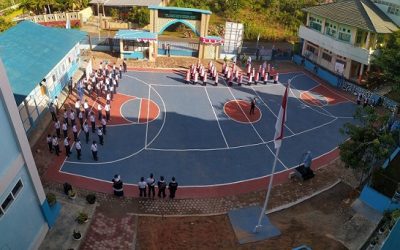 Peringatan HUT RI ke-76 di SMPI Al Hasanah Bengkulu