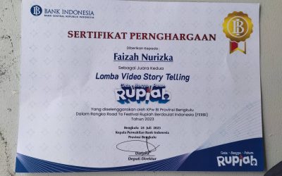 SMPI Al Hasanah Juara 2 Story Telling Provinsi Bengkulu 2023