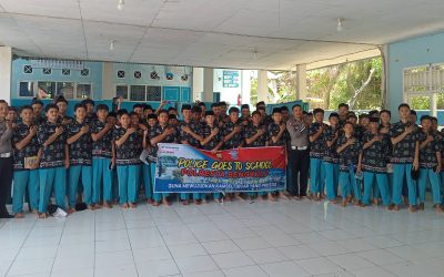 Sosialisasi Tata Tertib Lalu Lintas di SMP Islam Al Hasanah Bersama Polresta Bengkulu