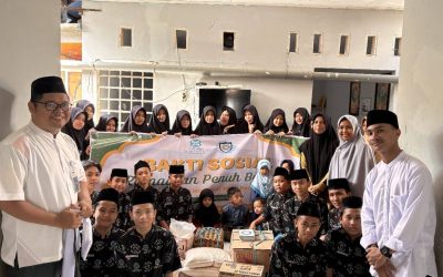 Memupuk Kepedulian: Aksi Nyata Siswa SMP Islam Al Hasanah Berbagi Sembako ke Panti Asuhan